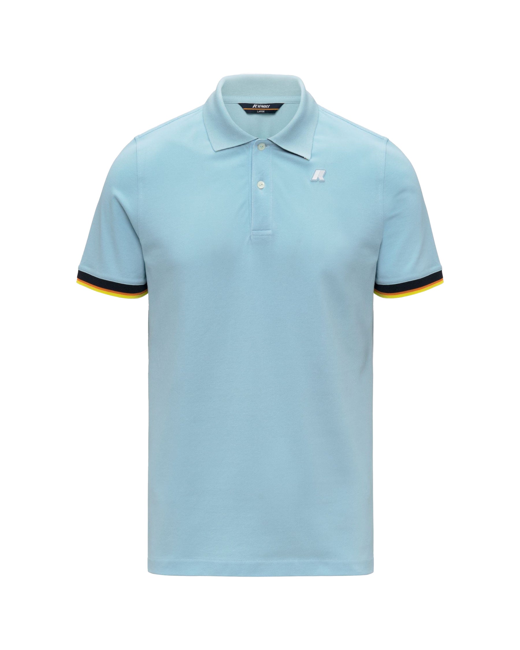 Polo Uomo K-Way Vincent Celeste
