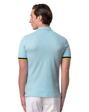 Polo Uomo K-Way Vincent Celeste
