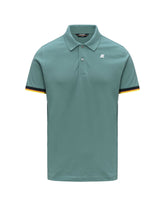 Polo Uomo K-Way Vincent Verde Acqua