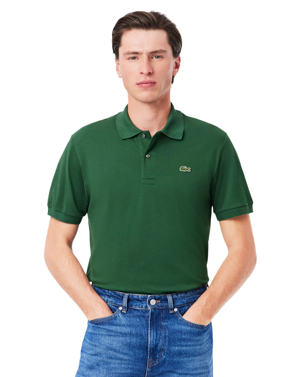 Polo Uomo Lacoste Classic Fit L.12.12 Light Polo Shirt Verde