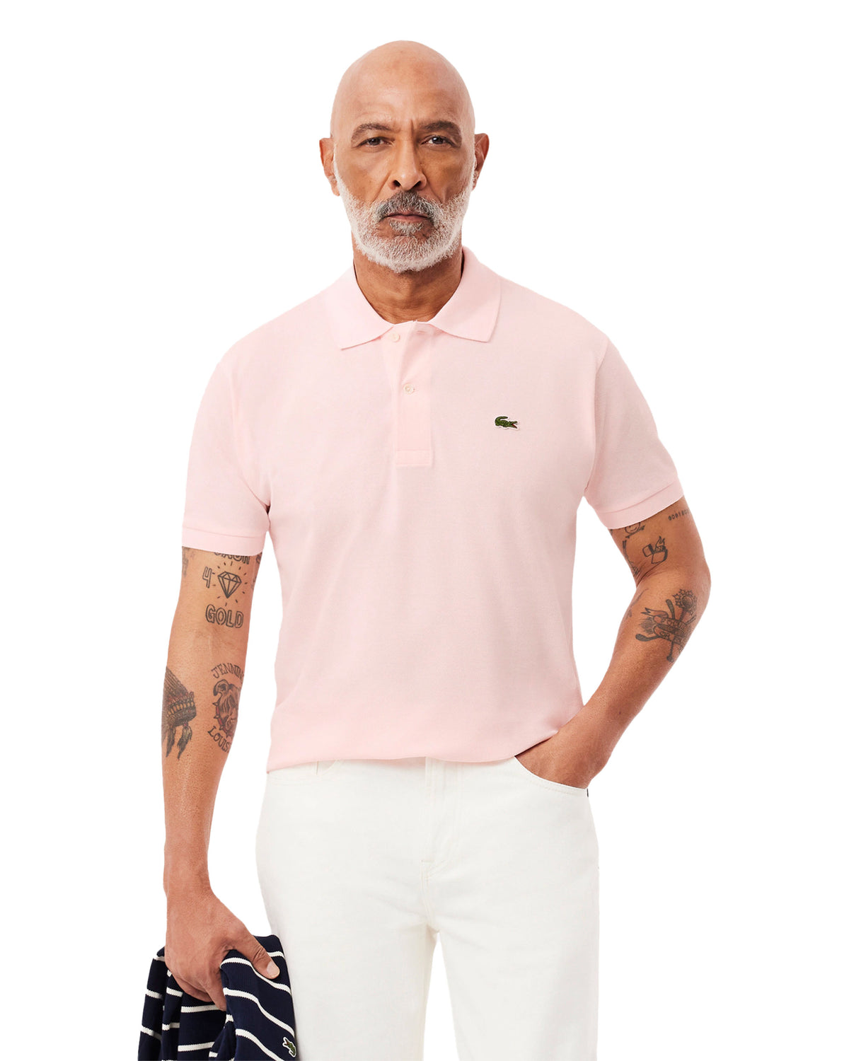 Polo Uomo Lacoste Classic Fit L.12.12 Rosa