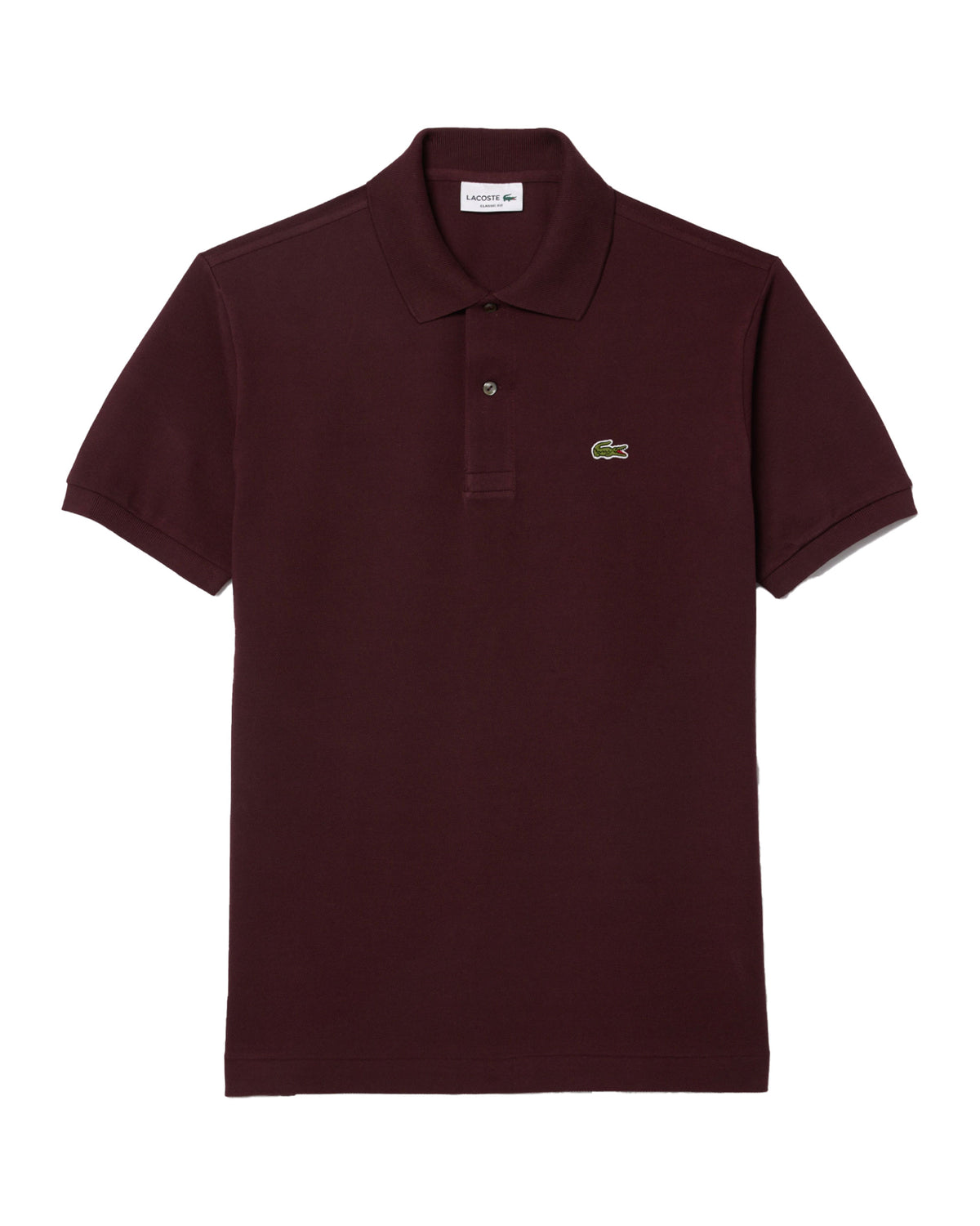 Man's Polo Shirts Lacoste Classic L.12.12 Bordeaux