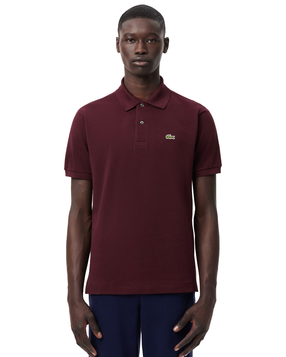 Man's Polo Shirts Lacoste Classic L.12.12 Bordeaux