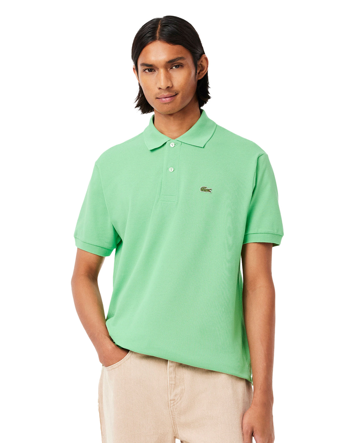 Man's Polo Shirts Lacoste Classic L.12.12 Green