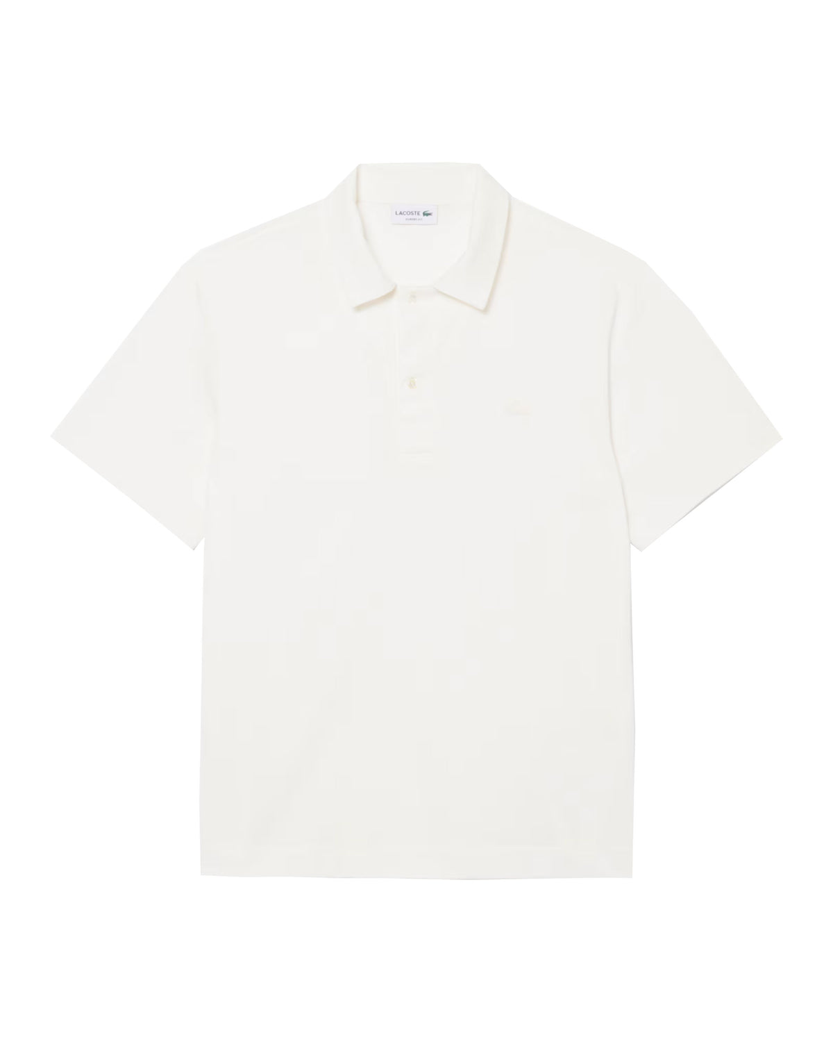 Polo Uomo Lacoste Classic Logo Jersey Bianco