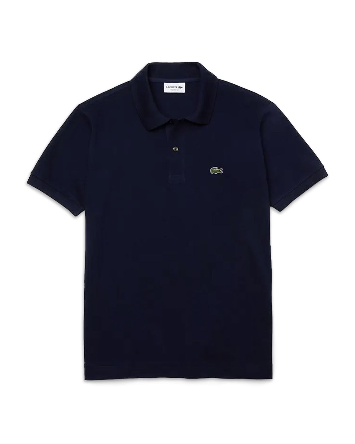 Man Polo Shirt Lacoste L.12.12. Bleu Marine