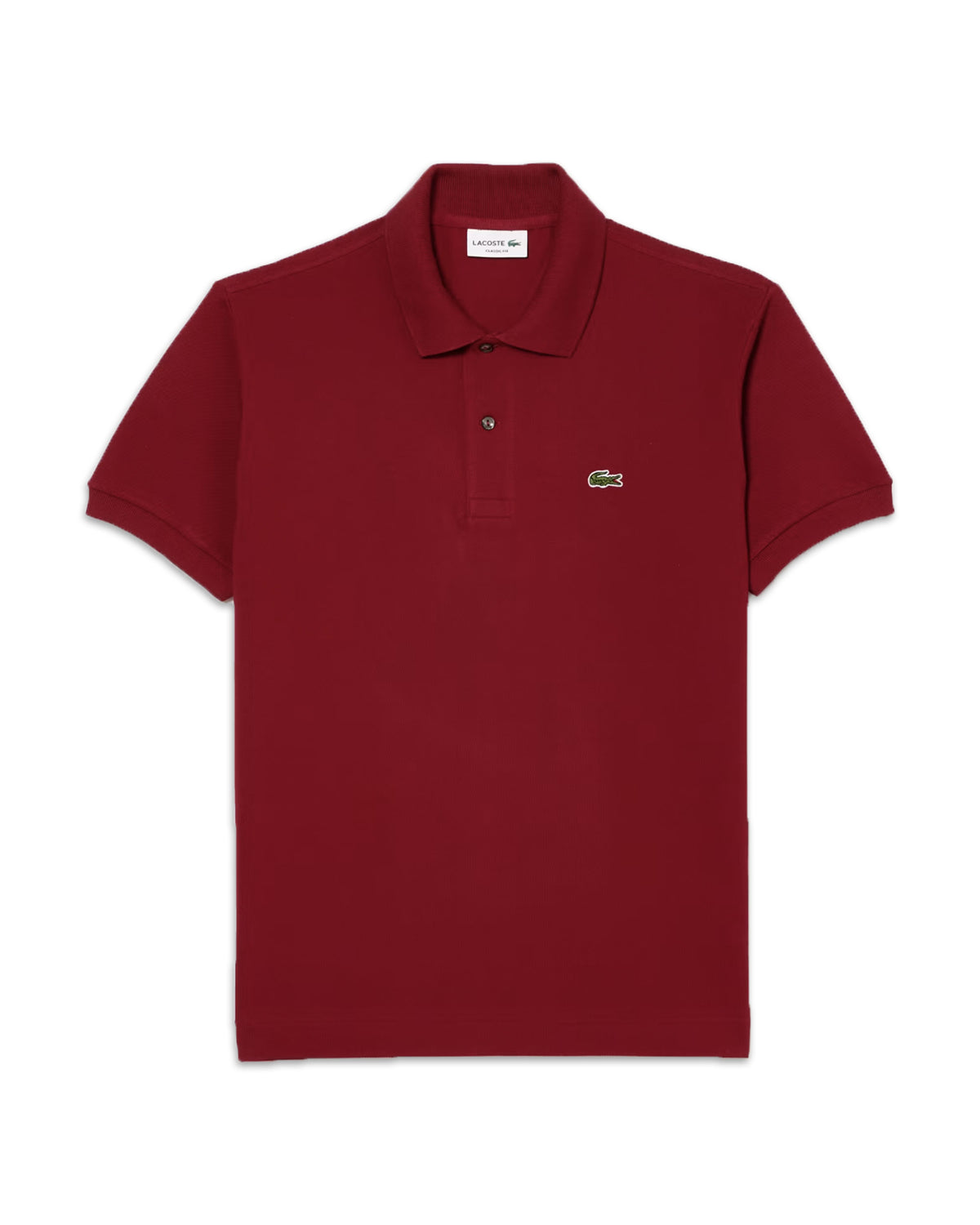 Man Polo Shirt Lacoste L.12.12. Bordeaux