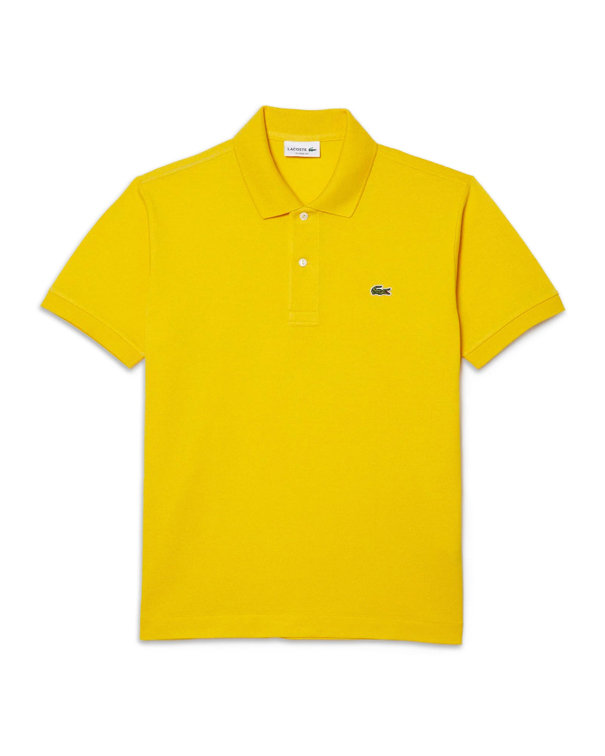 Man Polo Shirt Lacoste L.12.12. Jaune