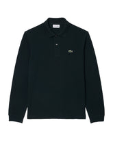 Polo Uomo Lacoste Manica Lunga Verde Scuro