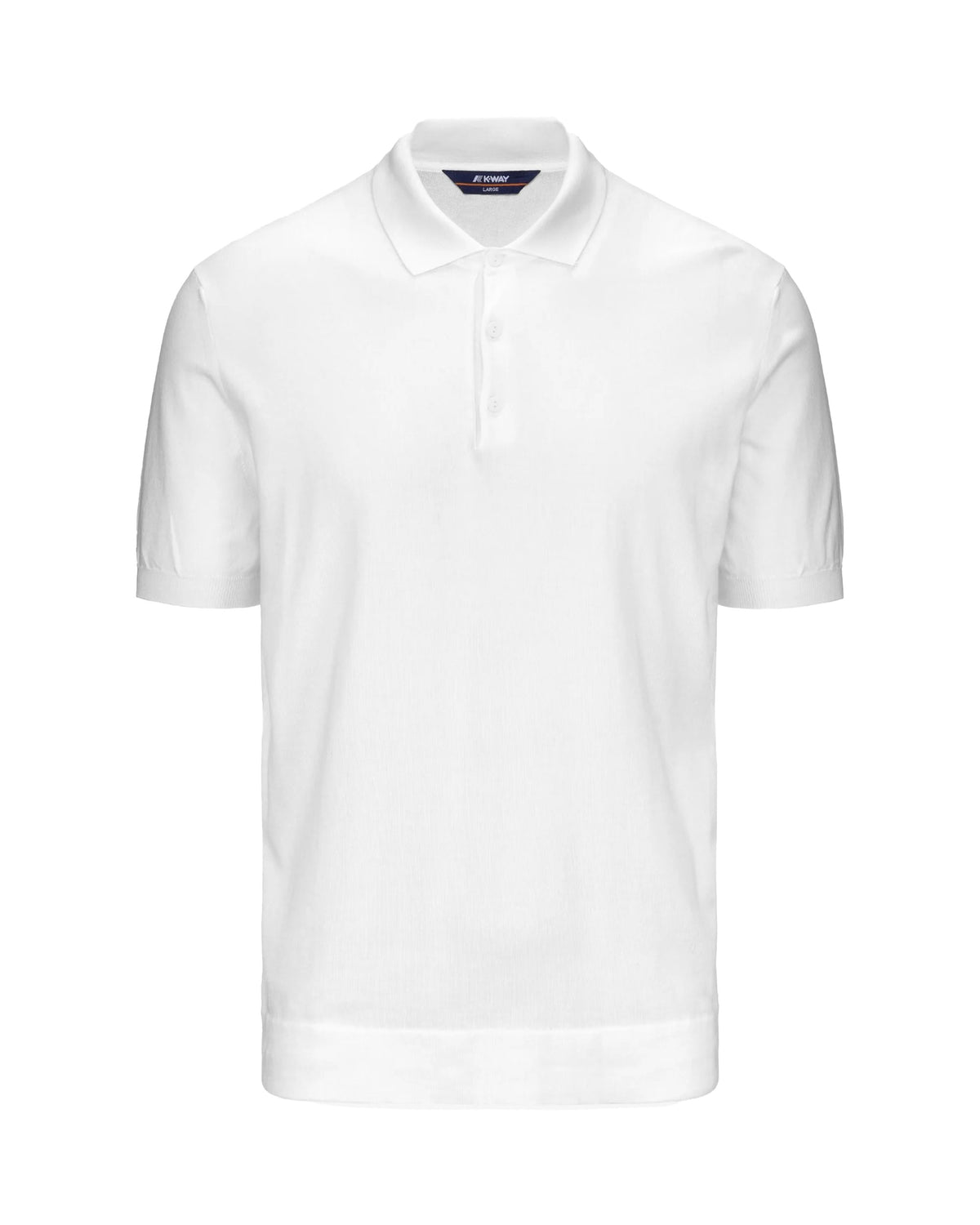 Man Polo Shirt K-Way Pleyne White