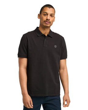 Polo Uomo Timberland Millers River Pique Short Sleeve Nero