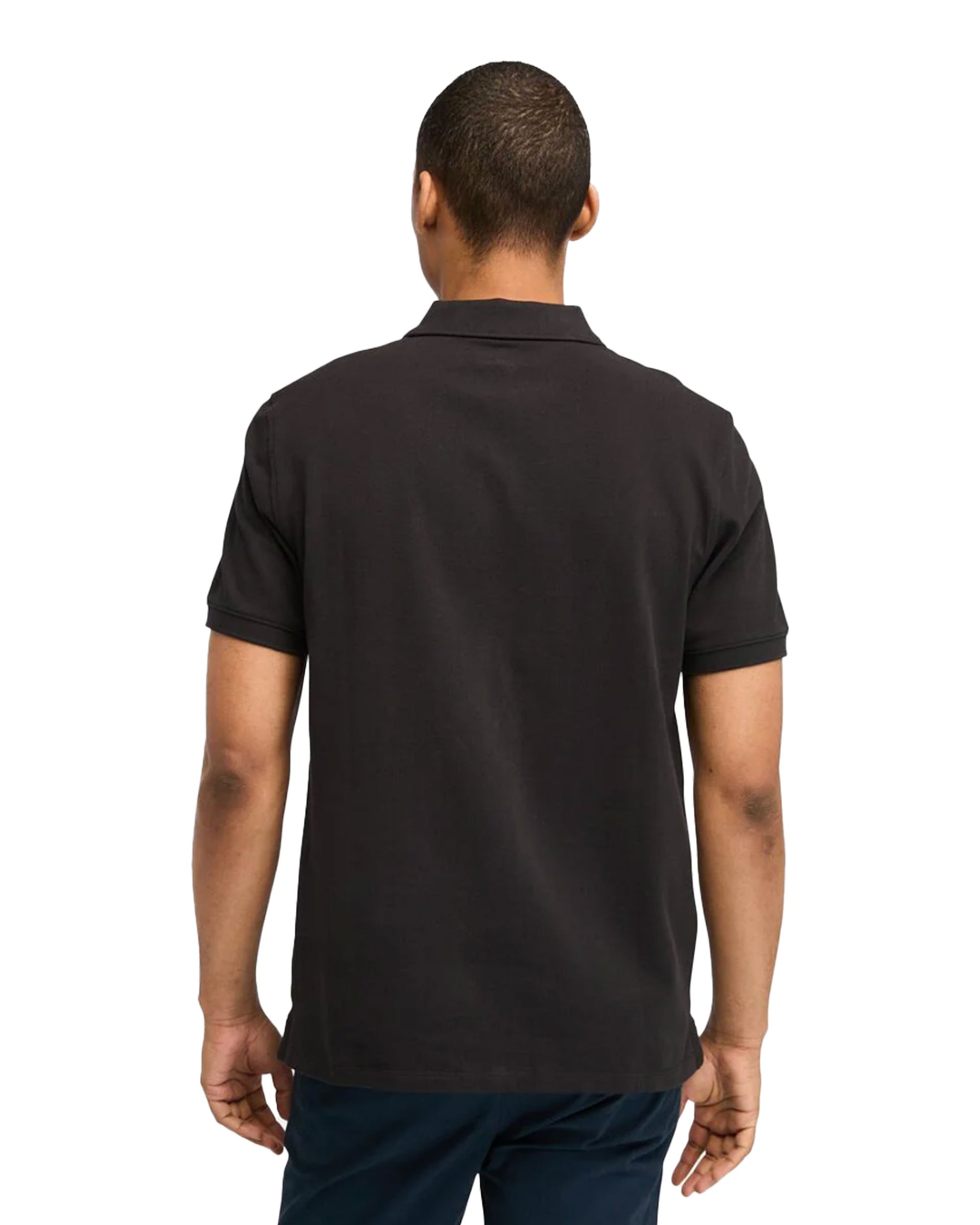Polo Uomo Timberland Millers River Pique Short Sleeve Nero