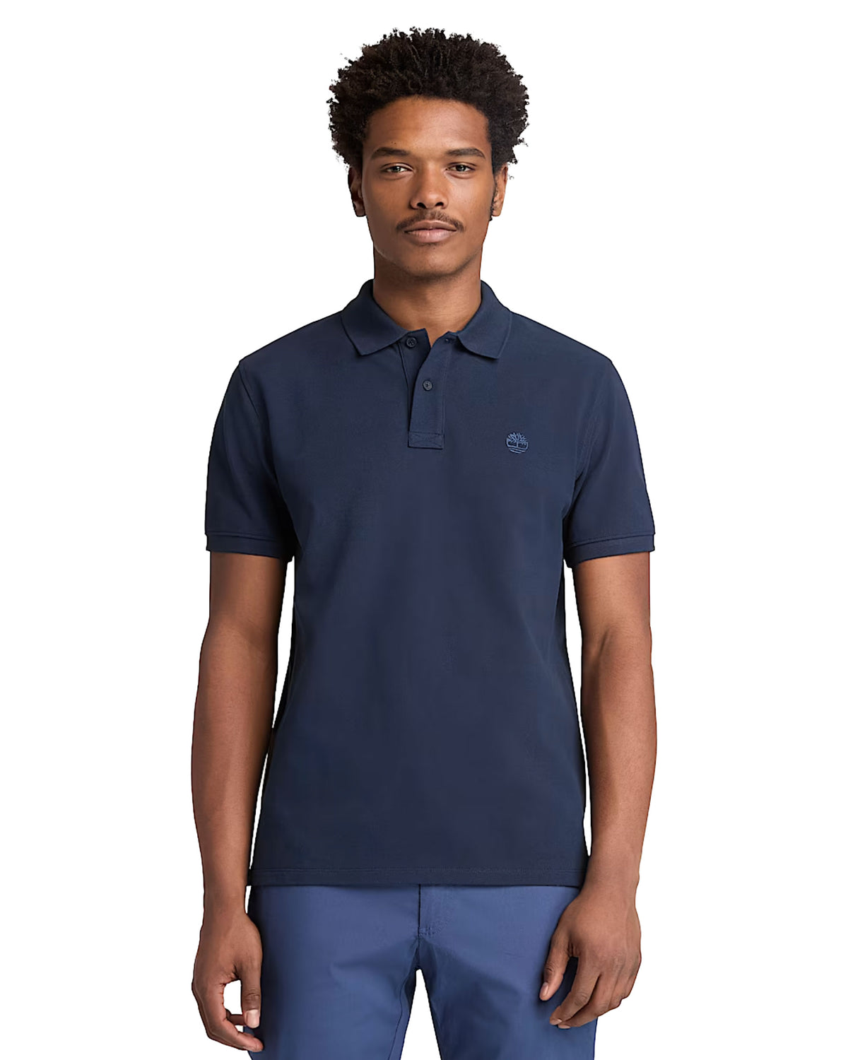 Polo Uomo Timberland Millers River Pique Short Sleeve Dark Sapphire