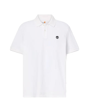 Timberland Millers River Pique Short Sleeve Men's Polo White