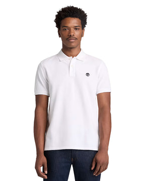 Timberland Millers River Pique Short Sleeve Men's Polo White