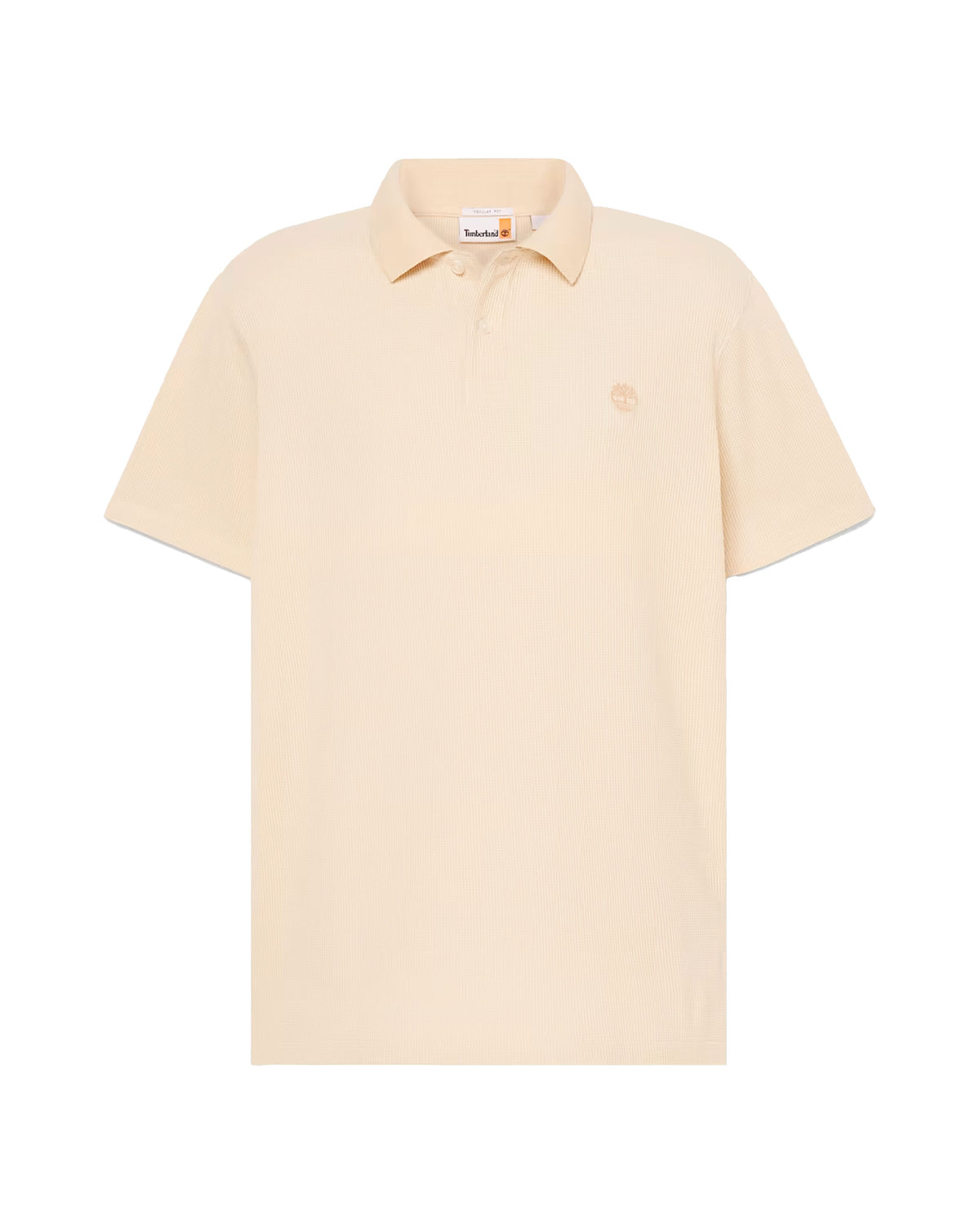 Polo Uomo Timberland Wharf River Waffle Short Sleeve Angora