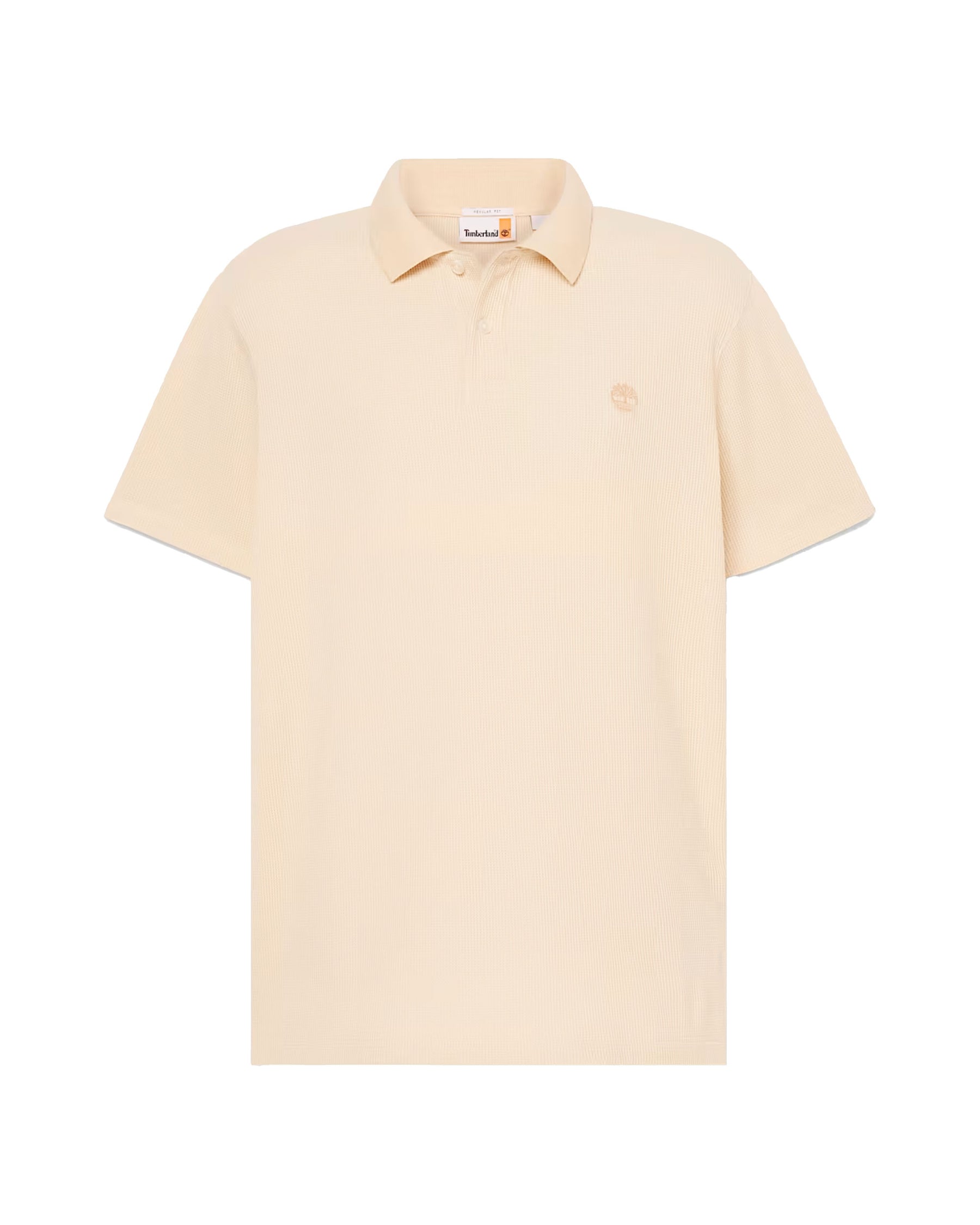Timberland Men's Polo Wharf River Waffle Short Sleeve Angora