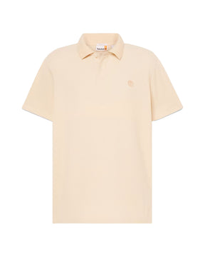 Timberland Men's Polo Wharf River Waffle Short Sleeve Angora