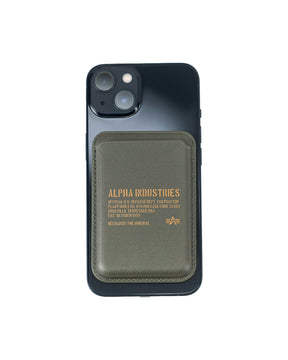 Alpha Industries RFID Phone Card Holder Olive Green