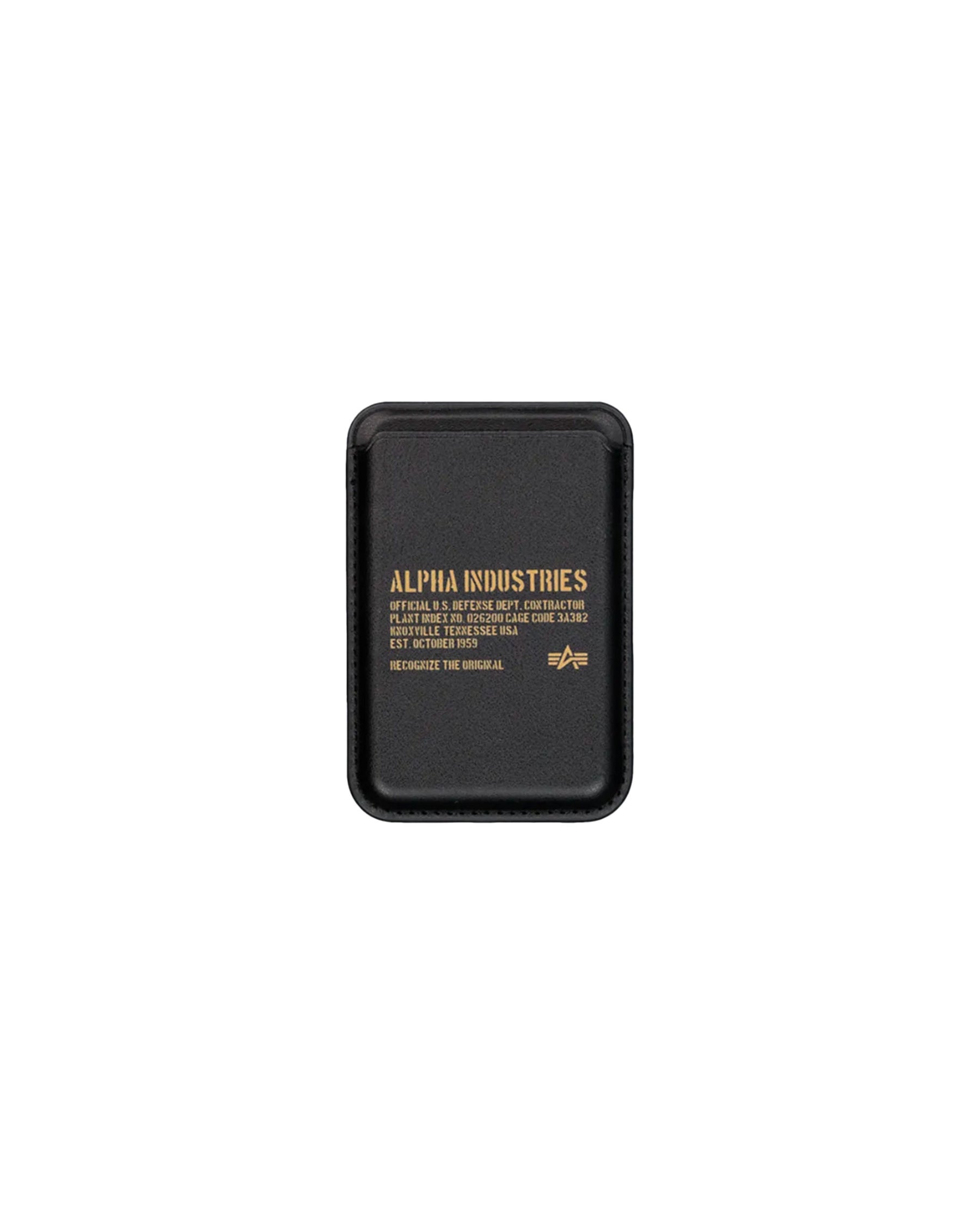 Portacarte Alpha Industries RFID Phone Card Holder Nero