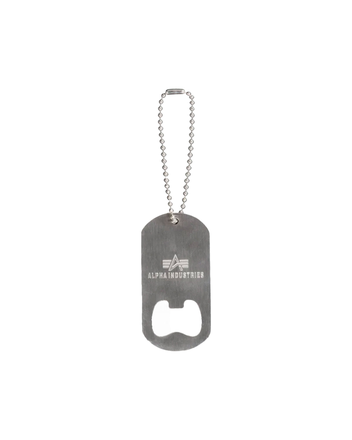 Portachiavi Apribottiglie Alpha Industries Dog Tag Argento