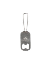 Portachiavi Apribottiglie Alpha Industries Dog Tag Argento