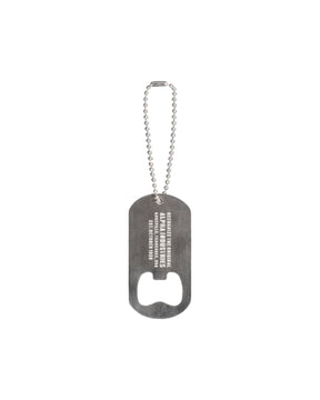 Portachiavi Apribottiglie Alpha Industries Dog Tag Argento