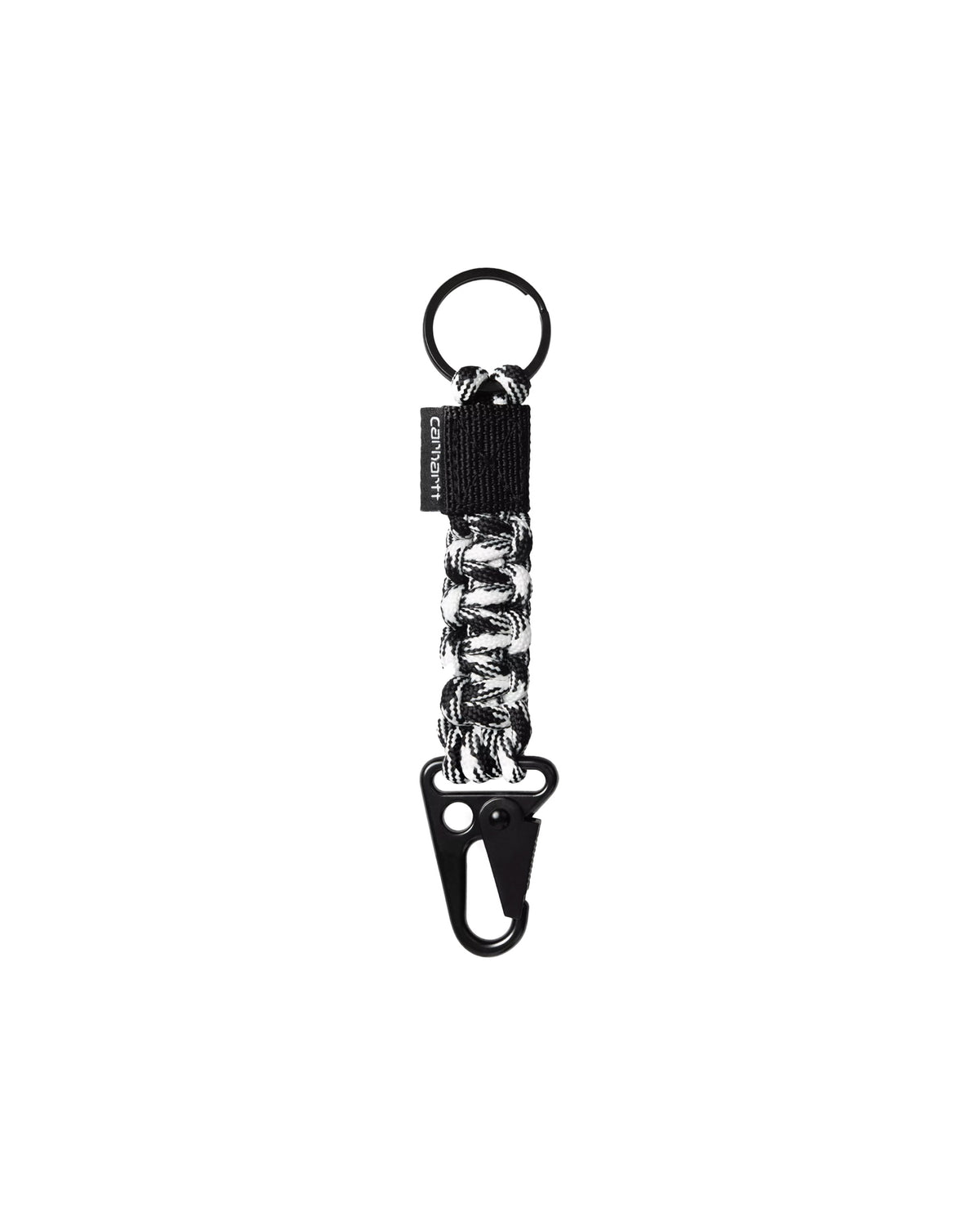 Portachiavi Carhartt Wip Rope Keyholder Bianco Nero
