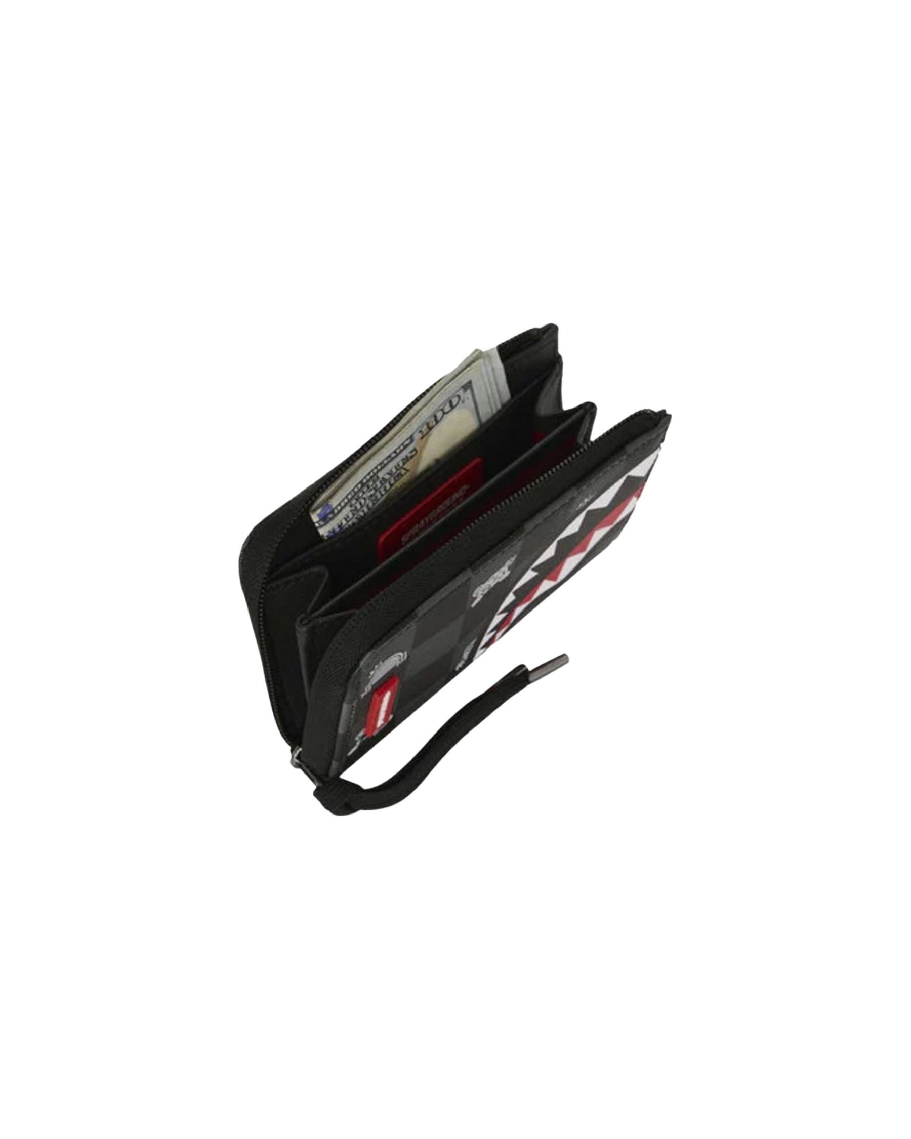 Portafogli Sprayground Gray Peeking Character Check Wallet