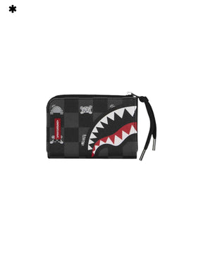 Portafogli Sprayground Gray Peeking Character Check Wallet