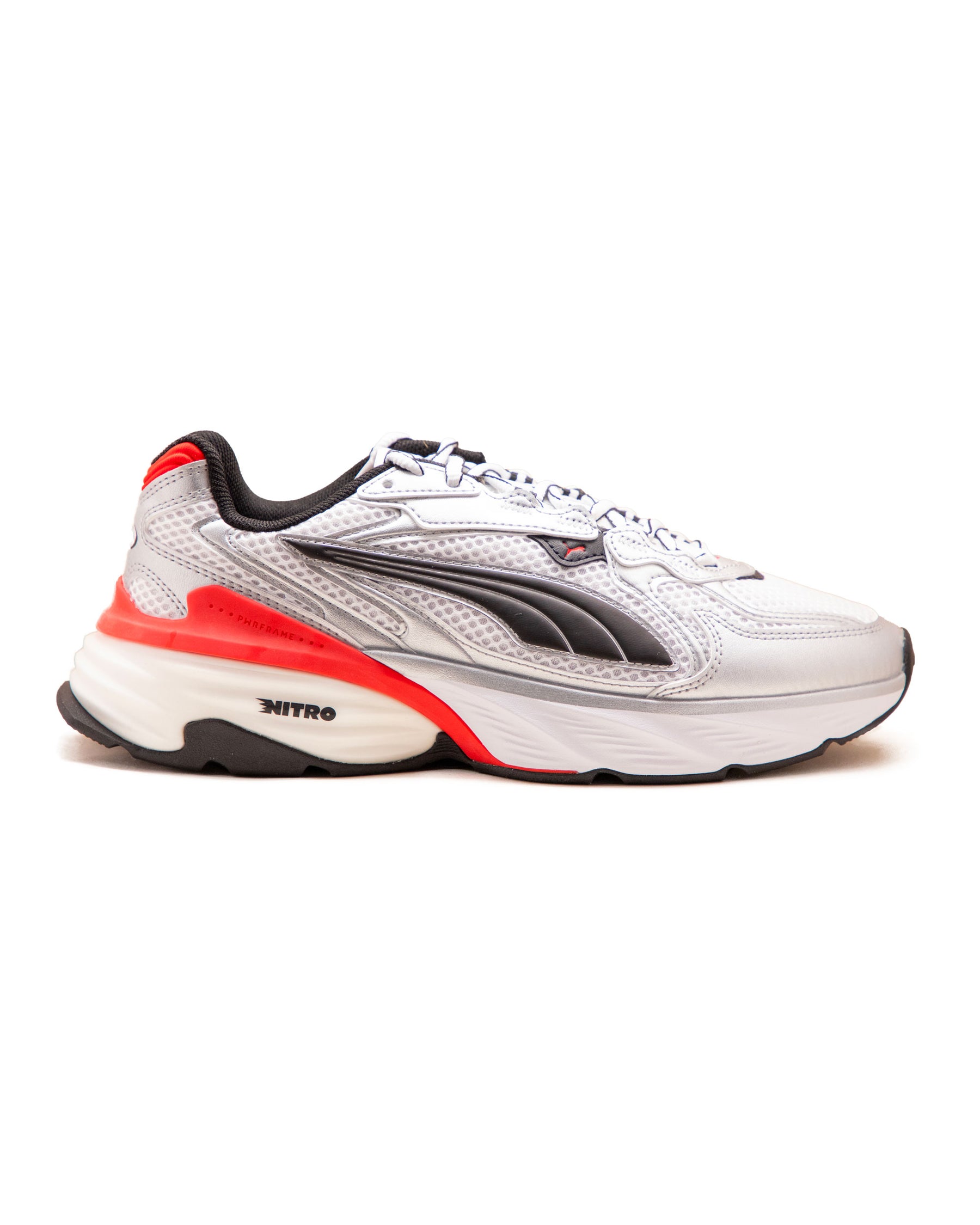 Puma Fade Nitro LS Bianco Argento