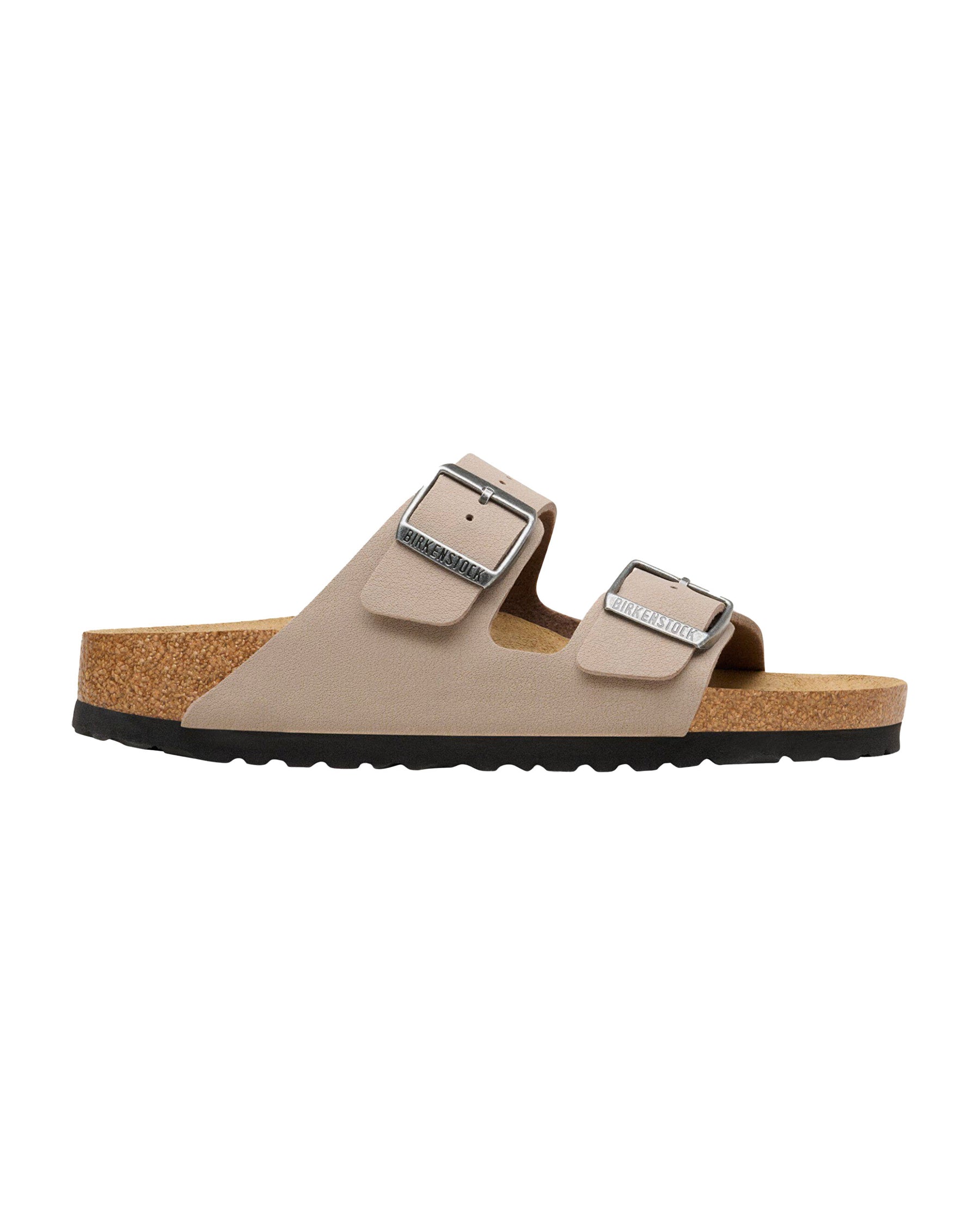 Sandals Birkenstock Arizona Gray Taupe Birkibuc Narrow Fit