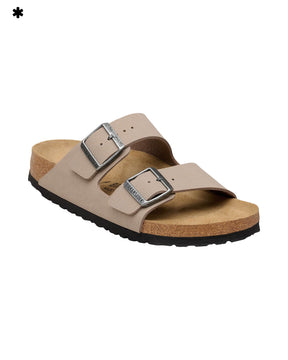 Sandals Birkenstock Arizona Gray Taupe Birkibuc Narrow Fit