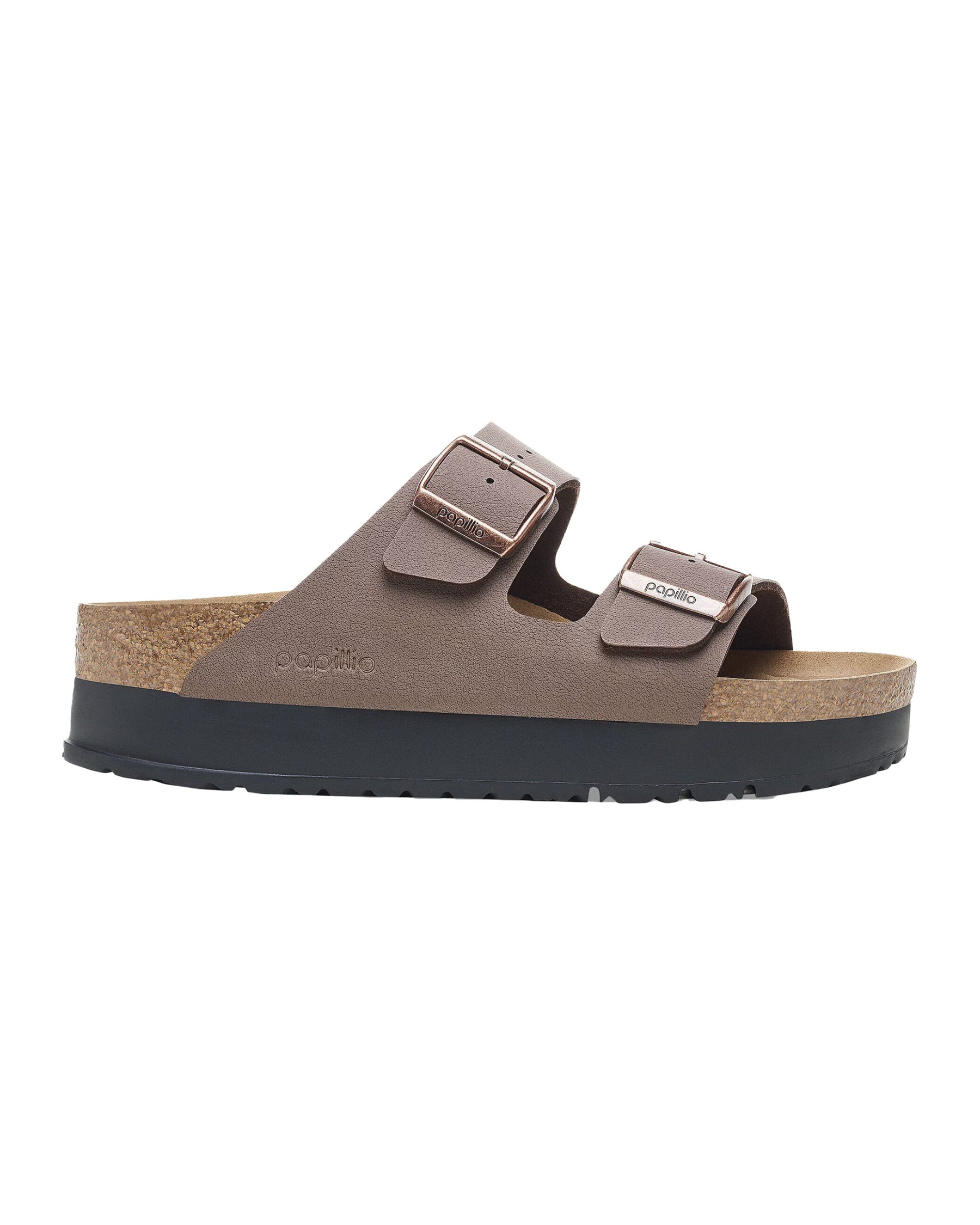 Sandali Birkenstock Arizona Pap Flex Platform Mocca