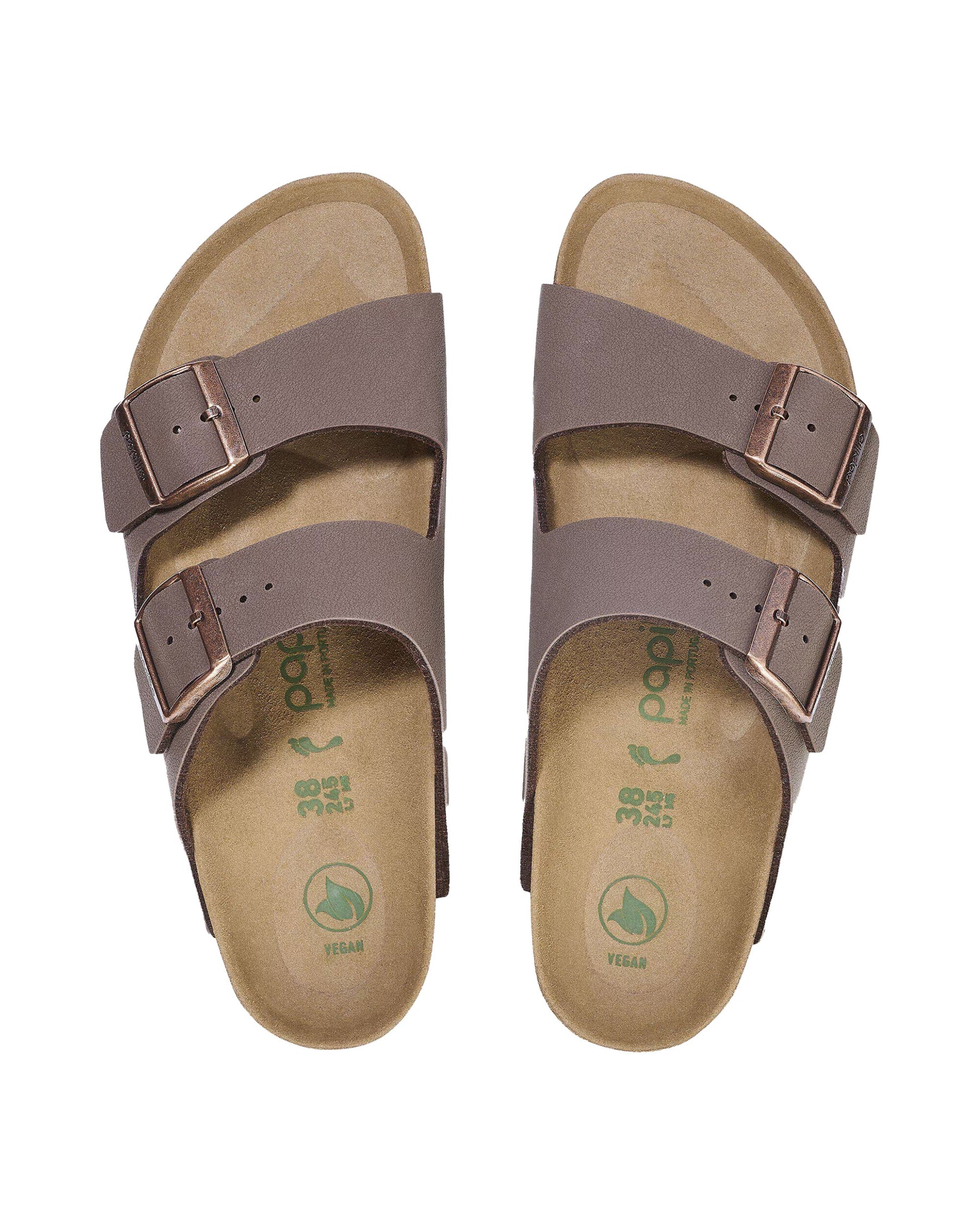 Sandali Birkenstock Arizona Pap Flex Platform Mocca