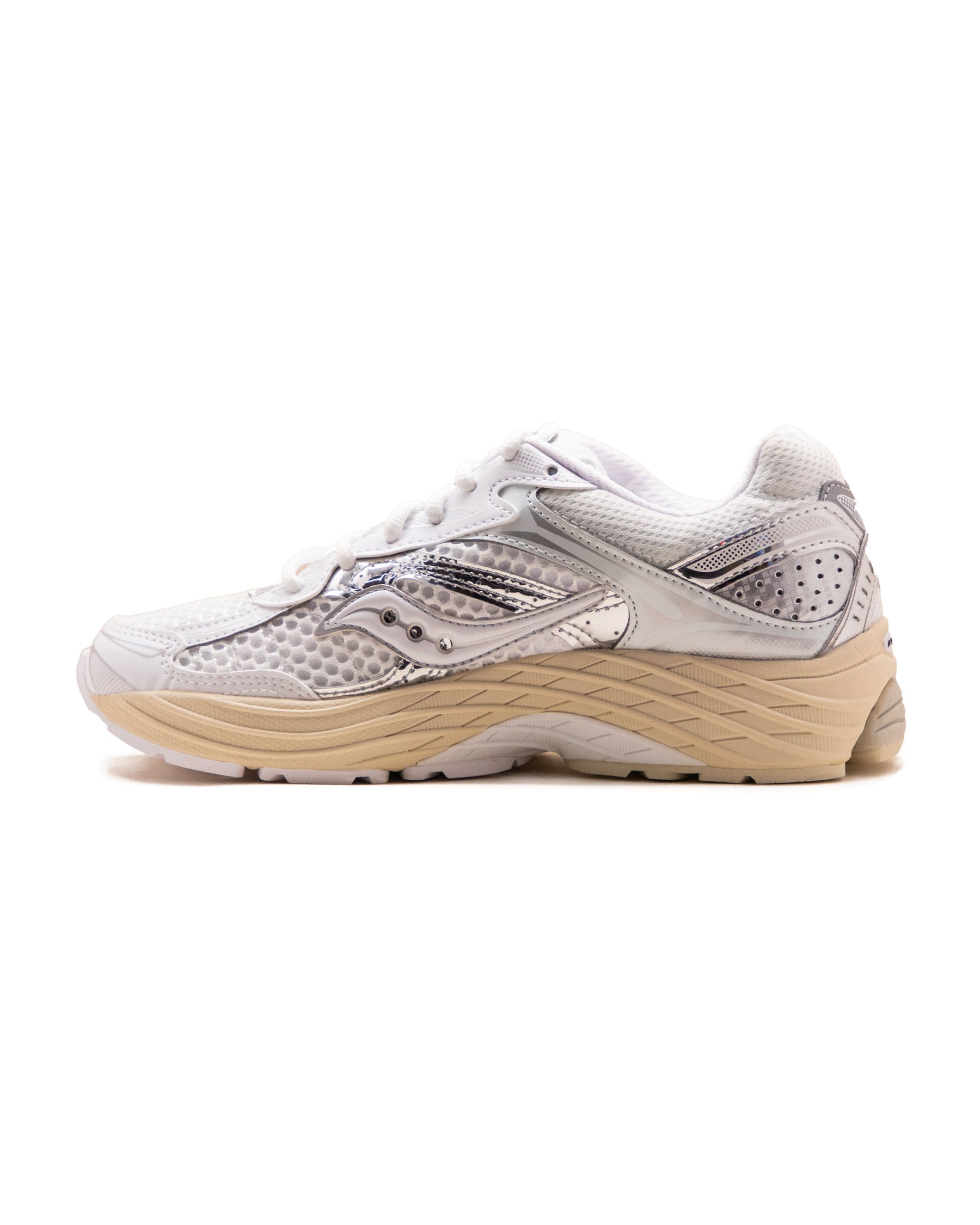 Saucony Progrid Omni 9 White-Eggshell Argento