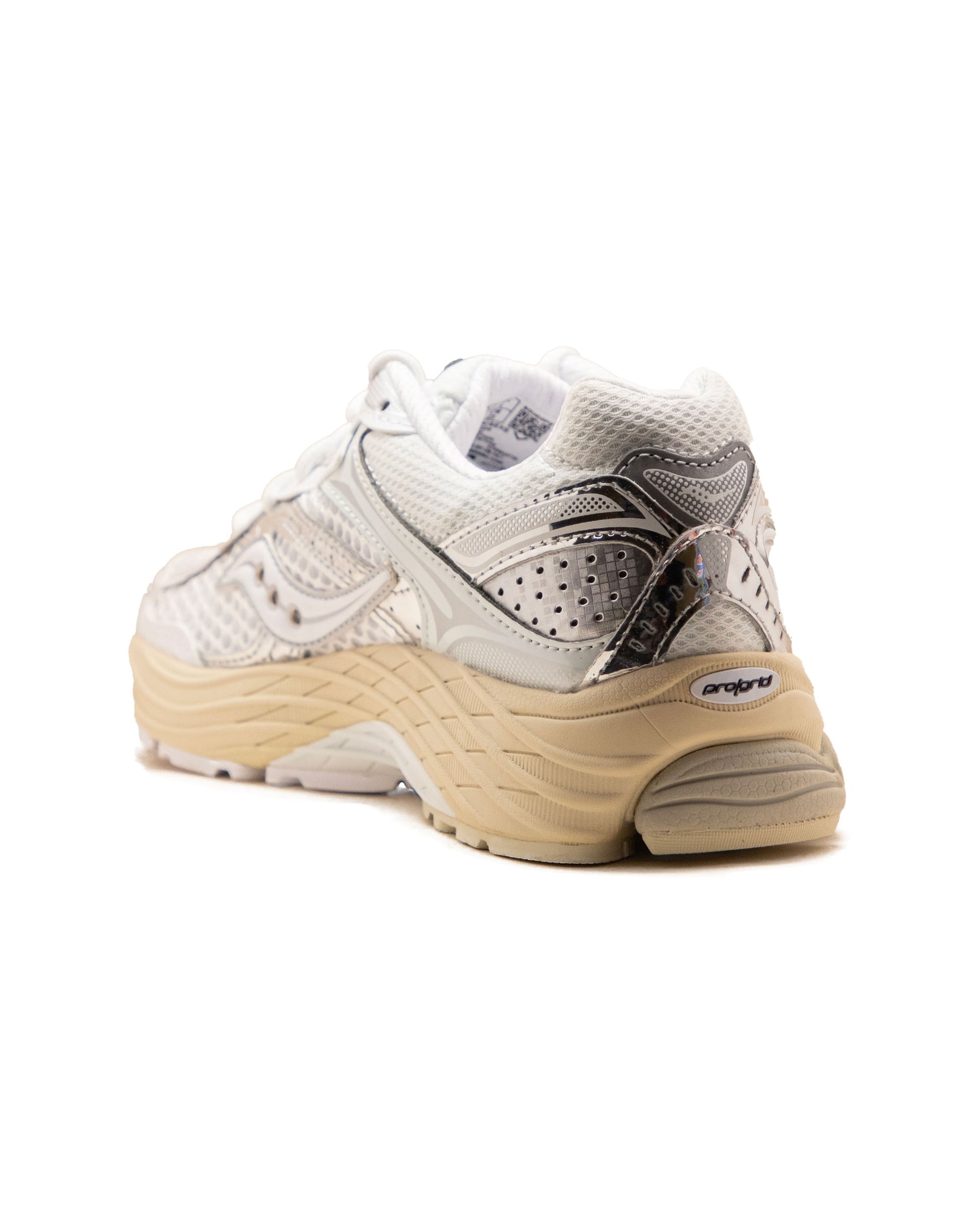 Saucony Progrid Omni 9 White-Eggshell Argento