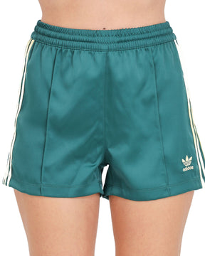 Woman's Short Adidas 3s Satin Green