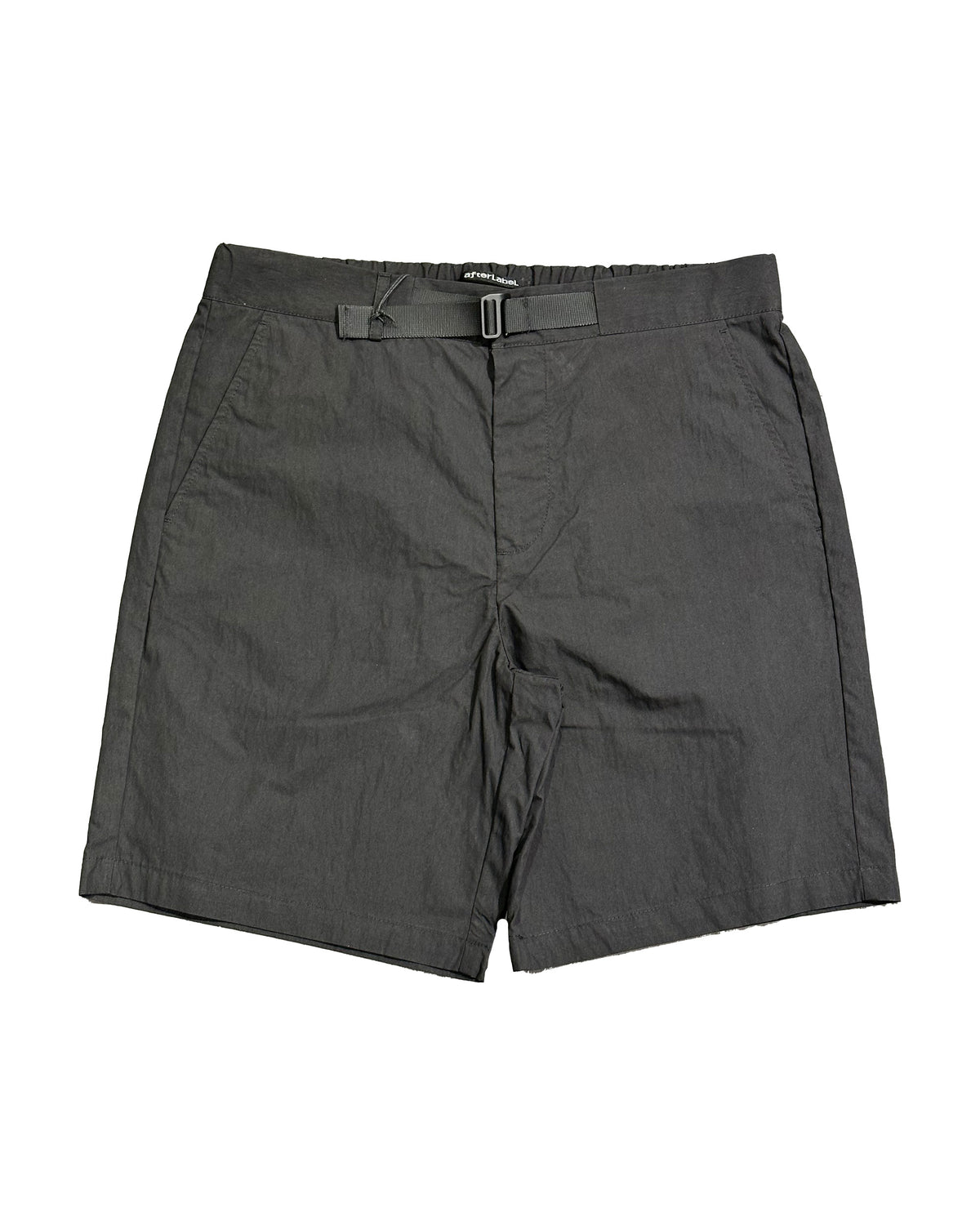 Man's Short After Label Amburgo Black