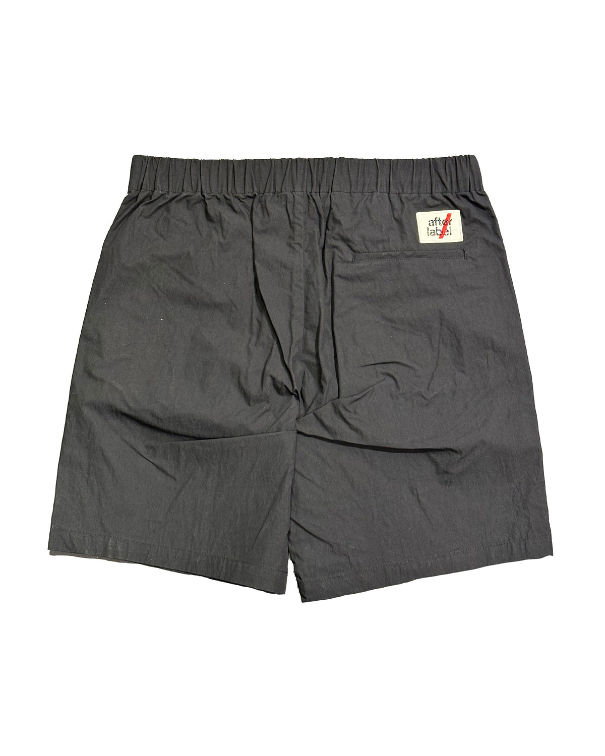 Man's Short After Label Amburgo Black
