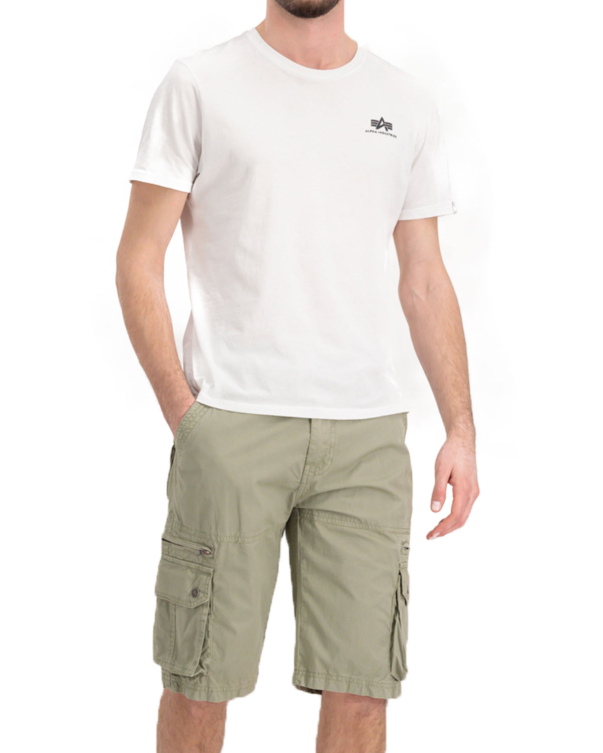 Man Short Alpha Industries Vintage Sand