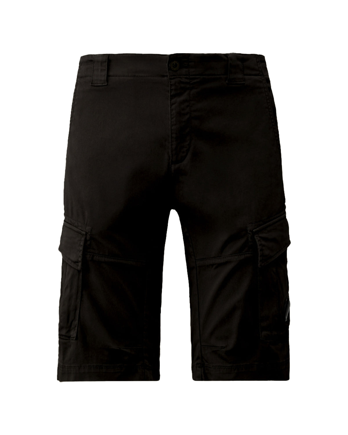 Short Uomo CP Company Sateen Stretch Cargo Short Black