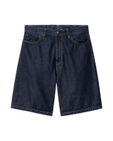 Short Uomo Carhartt Wip London Blu Rinsed