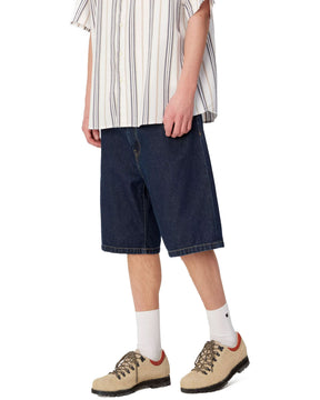 Short Uomo Carhartt Wip London Blu Rinsed