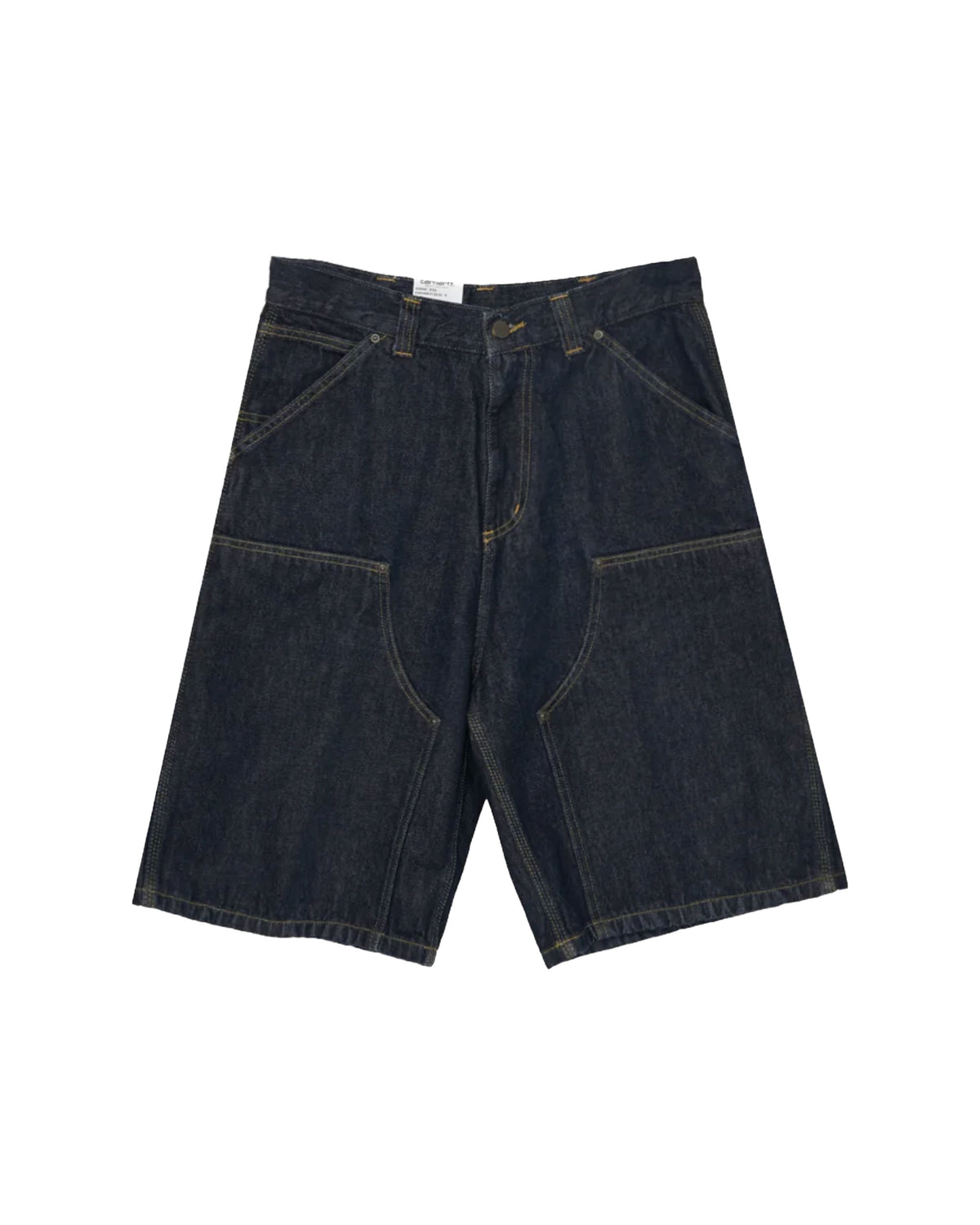 Short Uomo Carhartt Wip OG Double Knee Long Short Blue rinsed