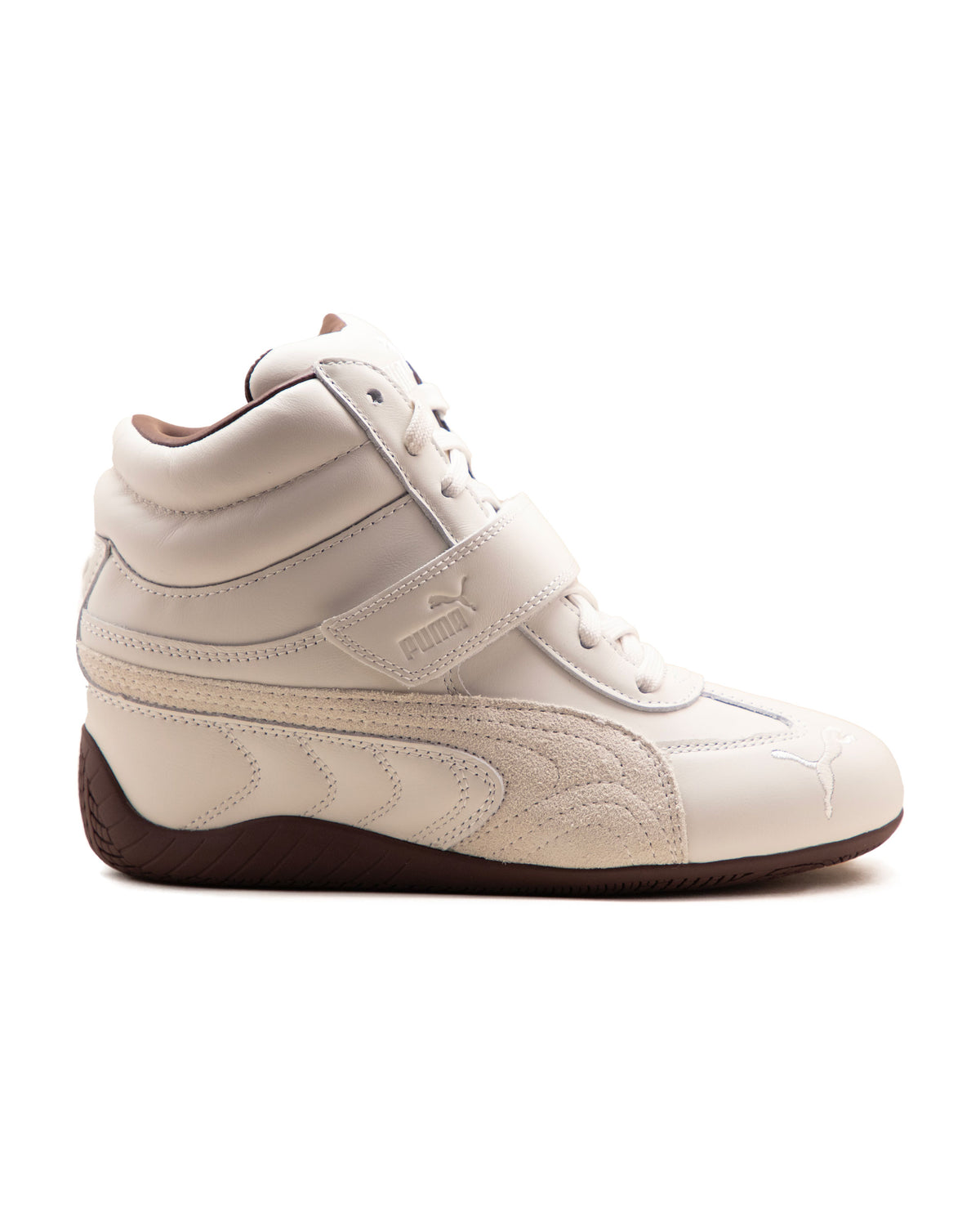 Sneakers Donna Speedcat Wedge Pelle Grigia