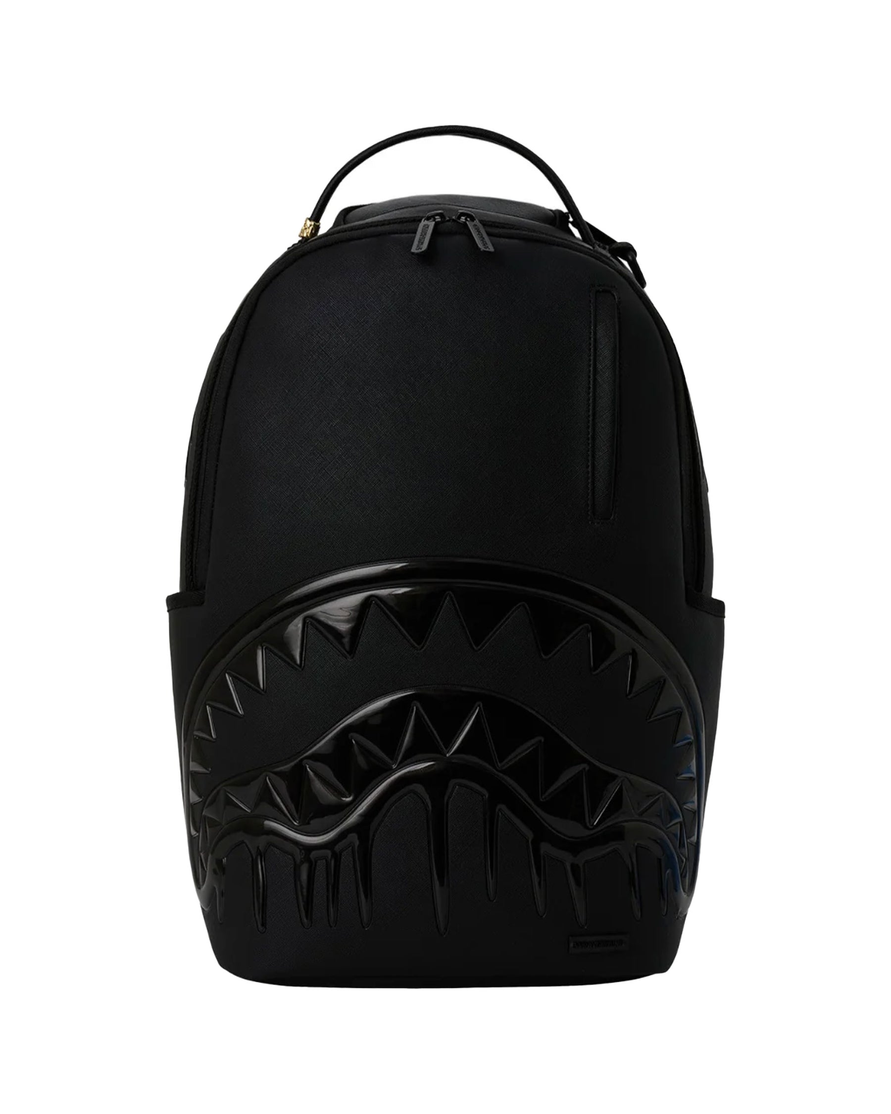 Sprayground Blacked Out Metallic Drip Backpack Black