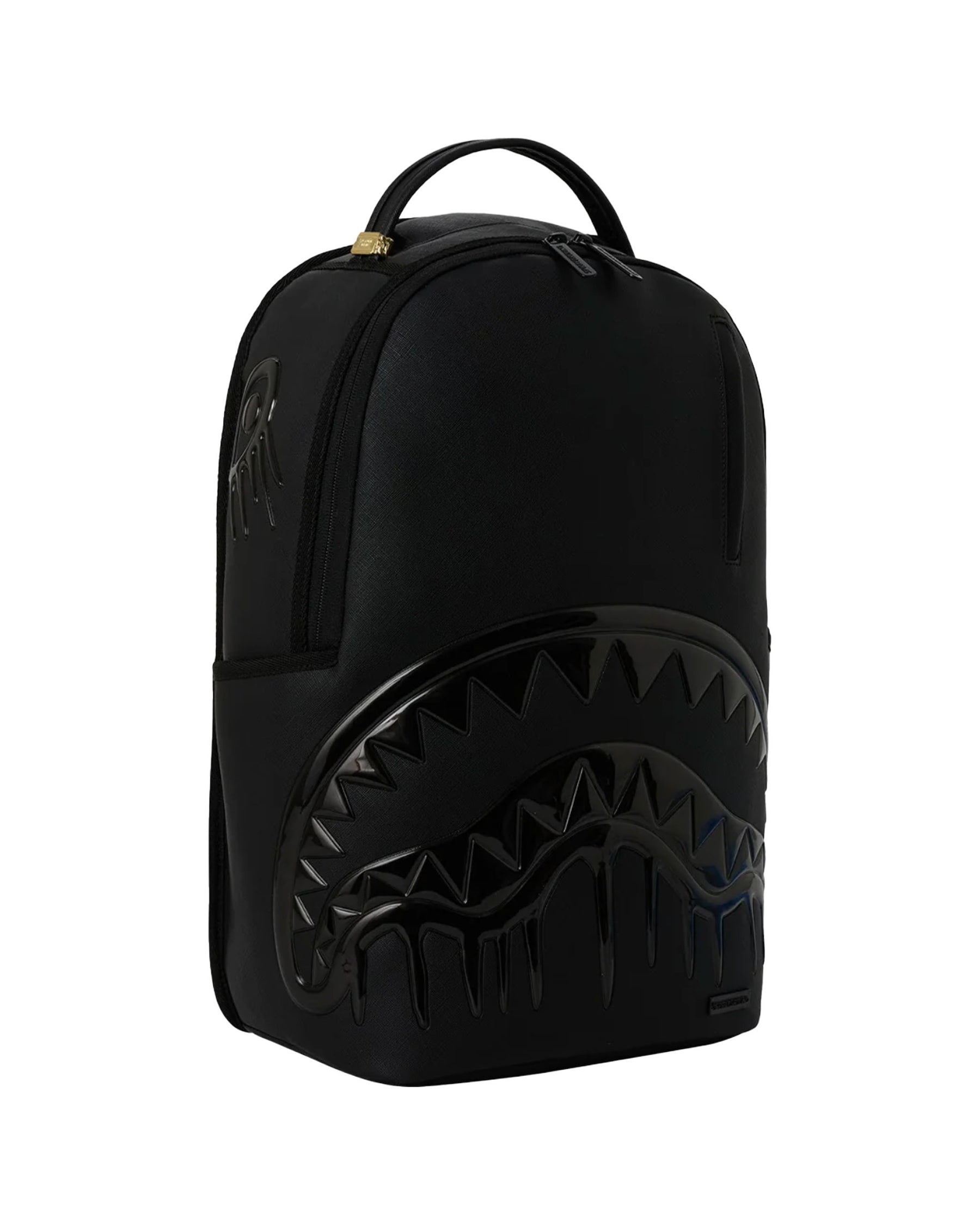 Sprayground Blacked Out Metallic Drip Backpack Black