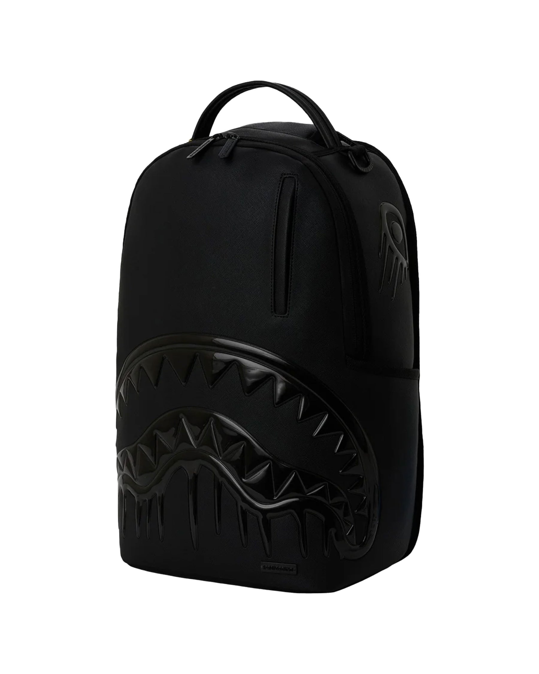 Sprayground Blacked Out Metallic Drip Backpack Black