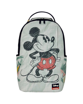 Sprayground Disney Old School Mickey Sketch Backpack White